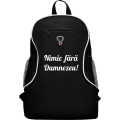 Ghiozdan rucsac negru, Nimic fara Dumnezeu!